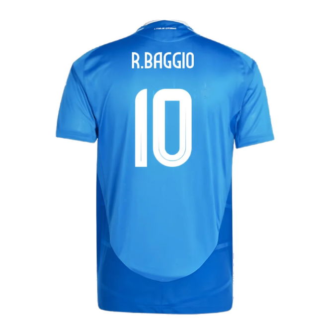 2024-2025 Italy Authentic Home Shirt (R.BAGGIO 10)