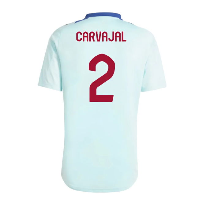 2024-2025 Spain Training Jersey (Halo Mint) (Carvajal 2)