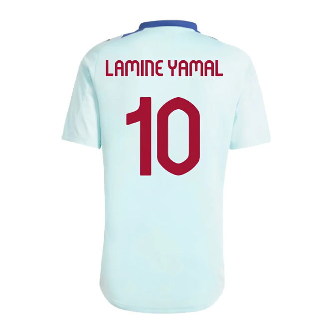 2024-2025 Spain Training Jersey (Halo Mint) (Lamine Yamal 10)