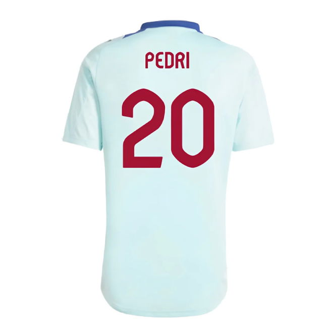 2024-2025 Spain Training Jersey (Halo Mint) (Pedri 20)