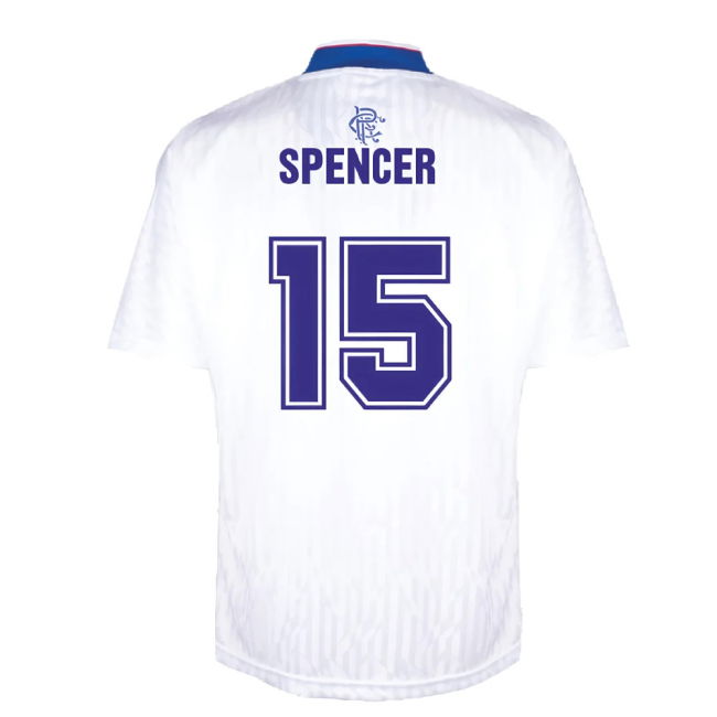 Rangers 1990 Away Retro Football Shirt (Spencer 15)