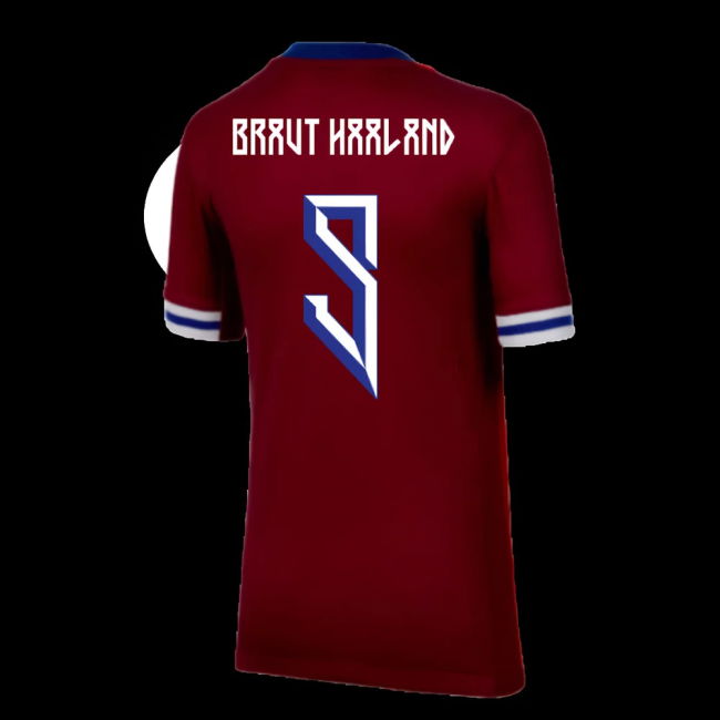 2024-2025 Norway Home Shirt (Kids) (BRAUT HAALAND 9)