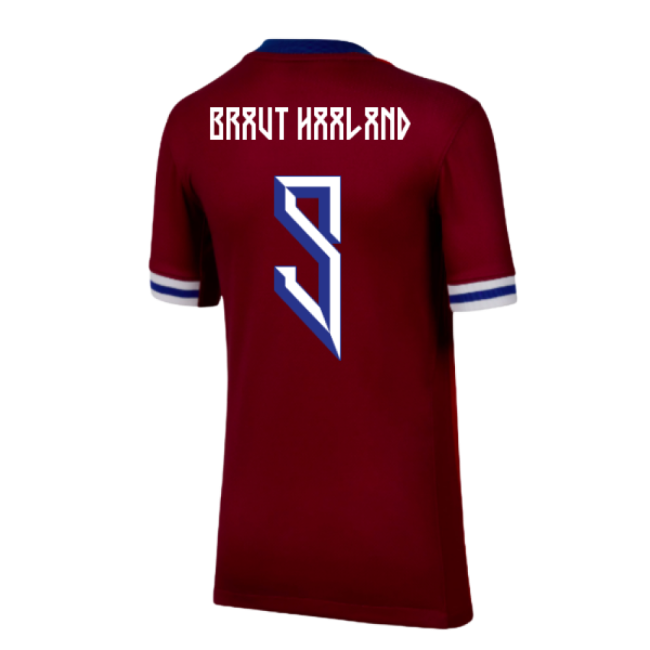 2024-2025 Norway Home Shirt (Kids) (BRAUT HAALAND 9)