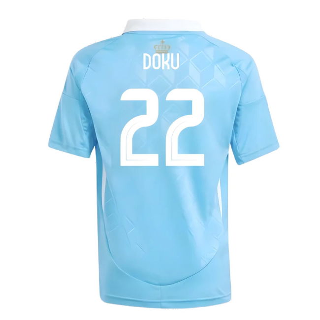 2024-2025 Belgium Away Shirt (Kids) (Doku 22)