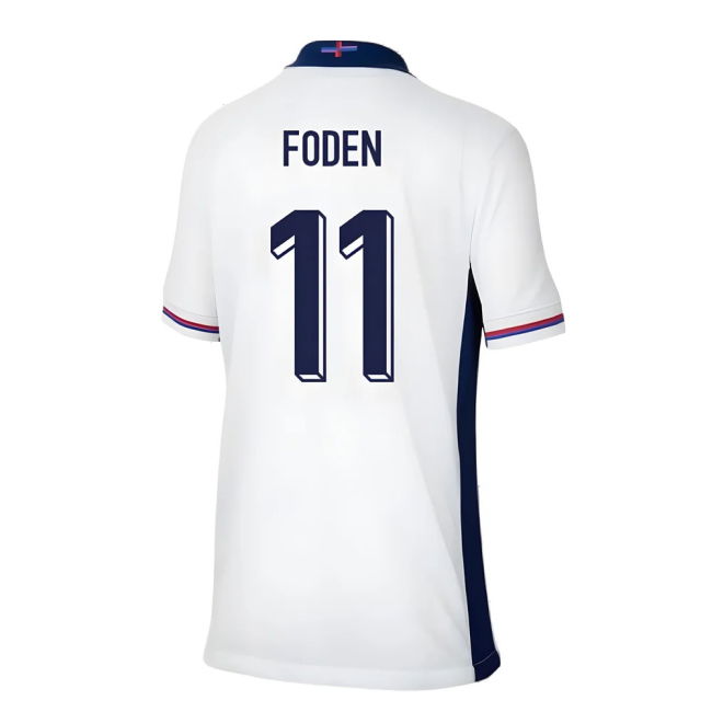 2024-2025 England Home Shirt (Kids) (Foden 11)