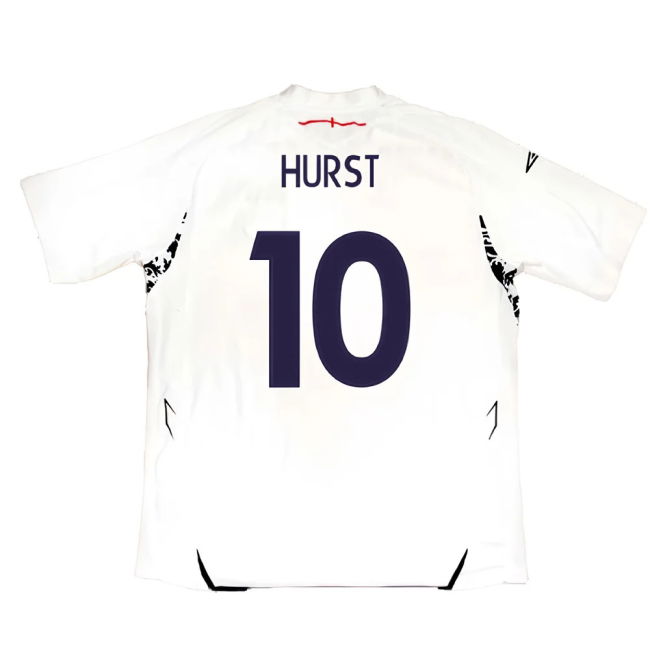England 2007-09 Home Shirt (XL) (Excellent) (Hurst 10)
