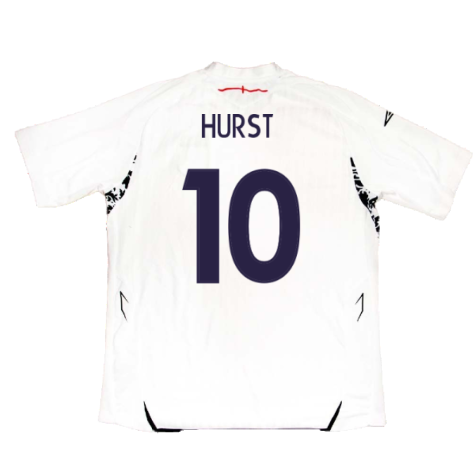 England 2007-09 Home Shirt (2XL) (Excellent) (Hurst 10)