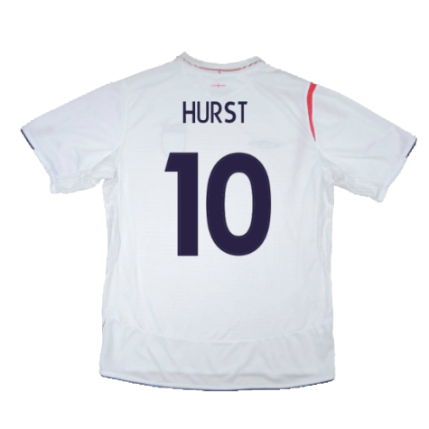 England 2005-2007 Home Shirt (XL) (Excellent) (Hurst 10)