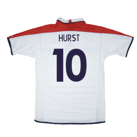 England 2003-05 Home Shirt (XXL) (Excellent) (Hurst 10)