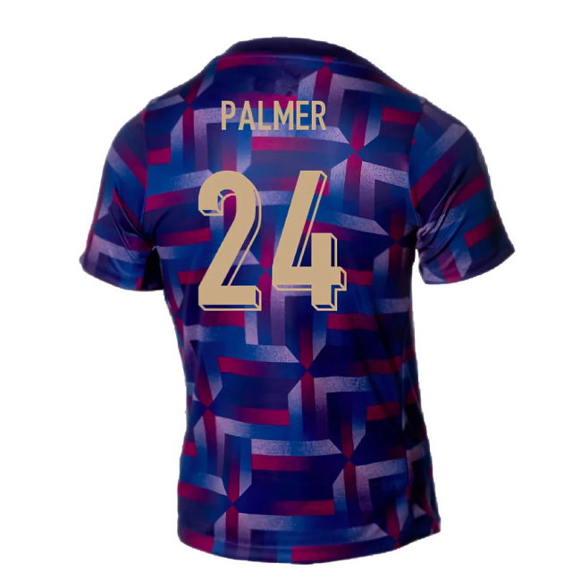 2024-2025 England Academy Pro Pre-Match Shirt (Purple Ink) (Palmer 24)