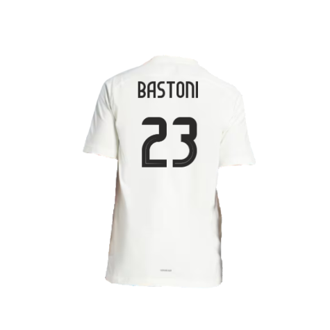 2024-2025 Italy DNA Graphic Tee (White) (BASTONI 23)