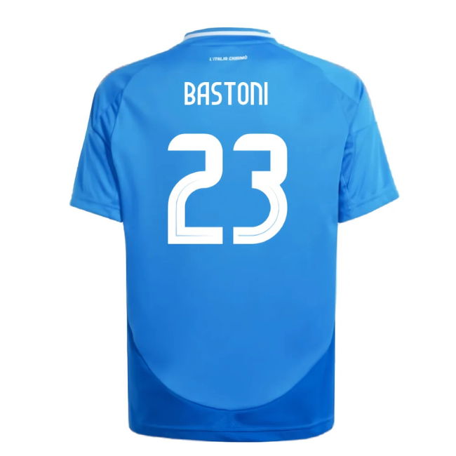 2024-2025 Italy Home Shirt (Kids) (BASTONI 23)