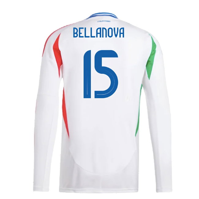 2024-2025 Italy Long Sleeve Away Shirt (BELLANOVA 15)