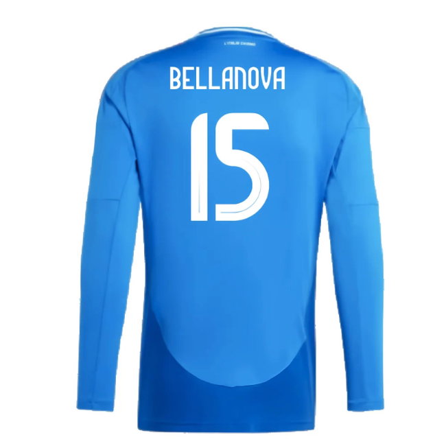 2024-2025 Italy Long Sleeve Home Shirt (BELLANOVA 15)