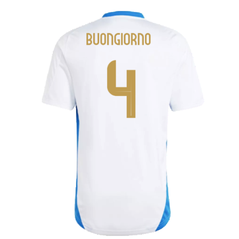 2024-2025 Italy Training Tee (White) (BUONGIORNO 4)
