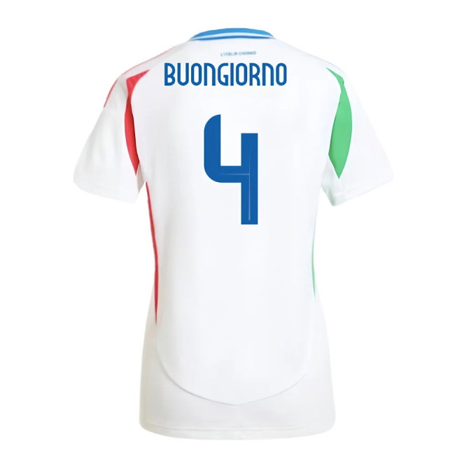 2024-2025 Italy Away Shirt (Ladies) (BUONGIORNO 4)