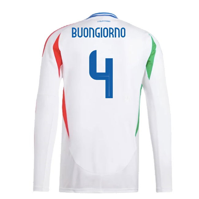 2024-2025 Italy Long Sleeve Away Shirt (BUONGIORNO 4)