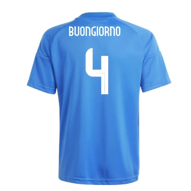 2024-2025 Italy Home Fan Jersey (Kids) (BUONGIORNO 4)