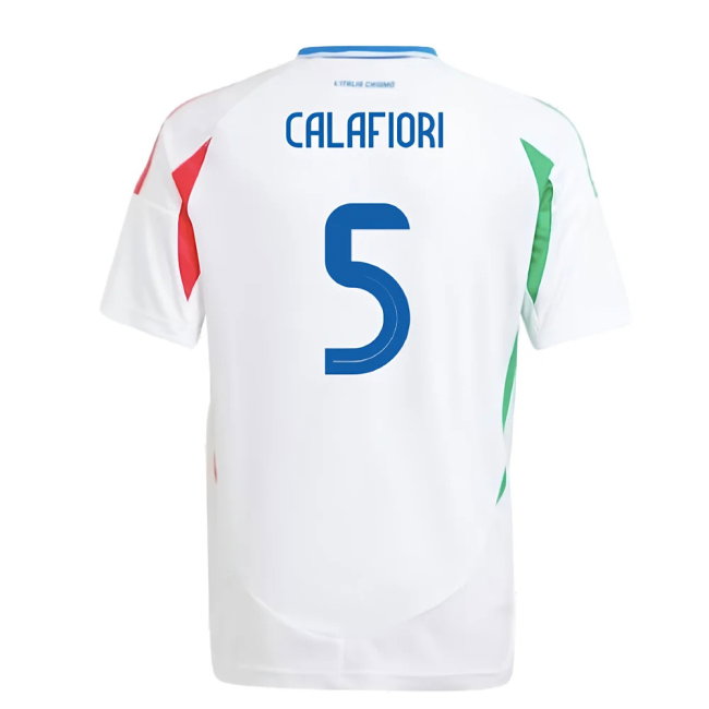 2024-2025 Italy Away Shirt (Kids) (CALAFIORI 5)