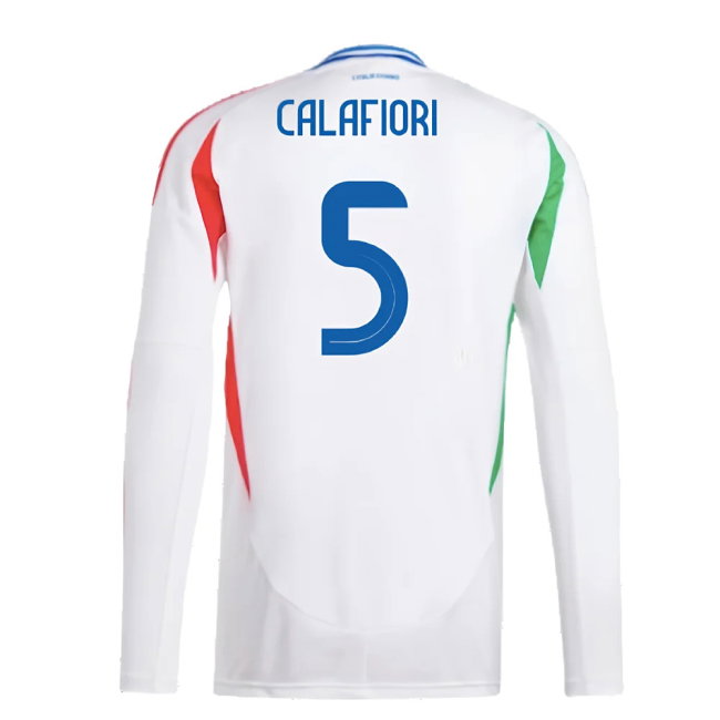 2024-2025 Italy Long Sleeve Away Shirt (CALAFIORI 5)
