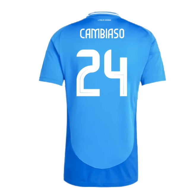 2024-2025 Italy Home Shirt (CAMBIASO 24)