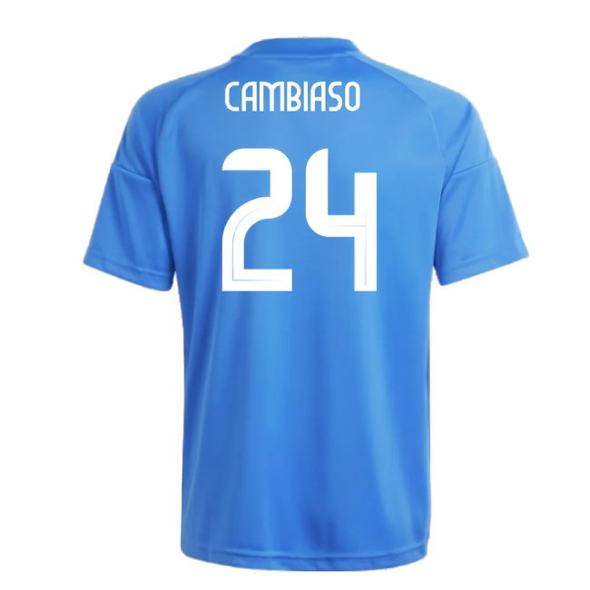 2024-2025 Italy Home Fan Jersey (Kids) (CAMBIASO 24)