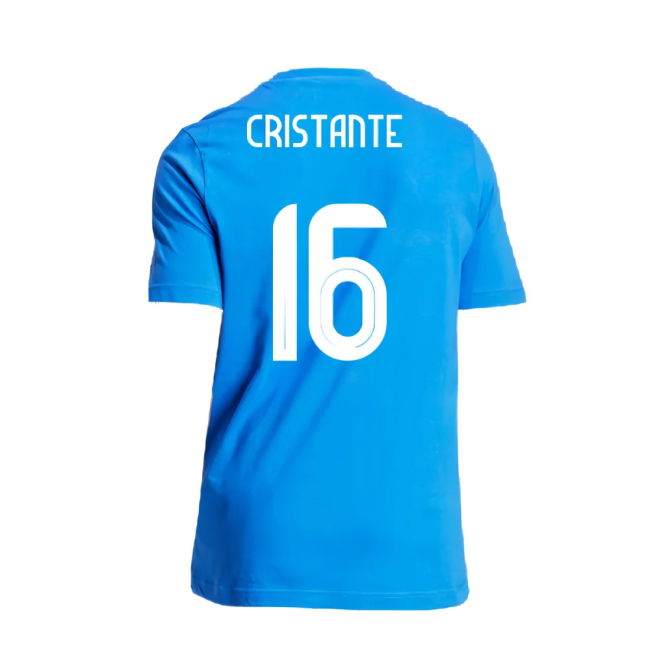 2024-2025 Italy DNA Graphic Tee (Blue) (CRISTANTE 16)