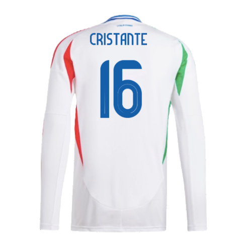 2024-2025 Italy Long Sleeve Away Shirt (CRISTANTE 16)