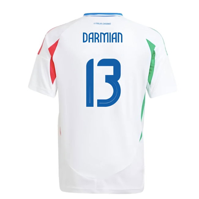 2024-2025 Italy Away Shirt (Kids) (DARMIAN 13)