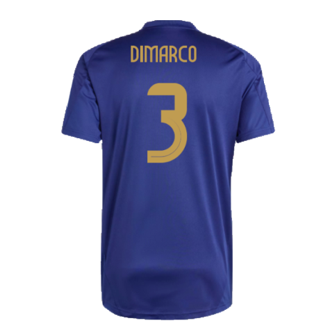 2024-2025 Italy Training Jersey (Navy) (DIMARCO 3)