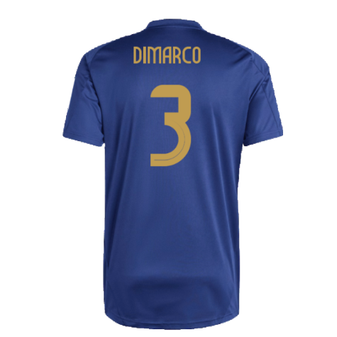 2024-2025 Italy Training Tee (Navy) (DIMARCO 3)