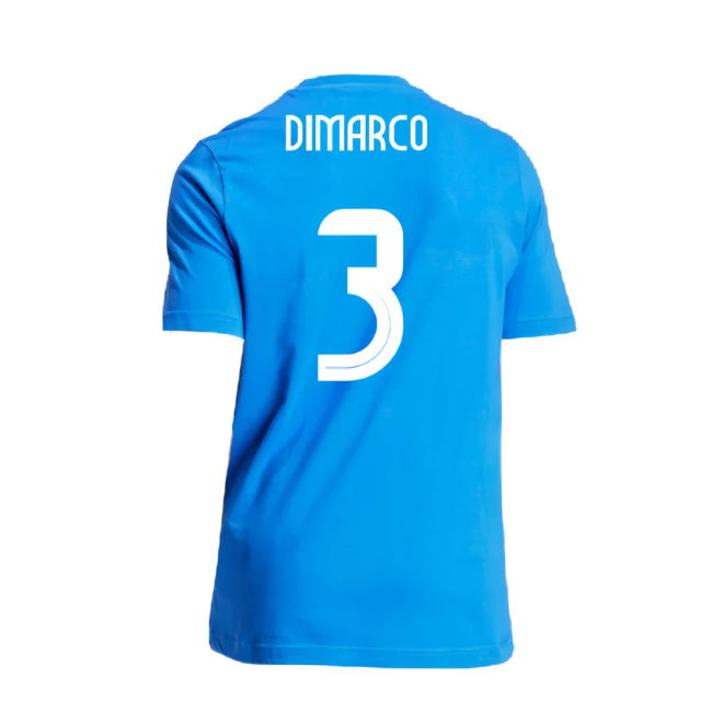2024-2025 Italy DNA Graphic Tee (Blue) (DIMARCO 3)