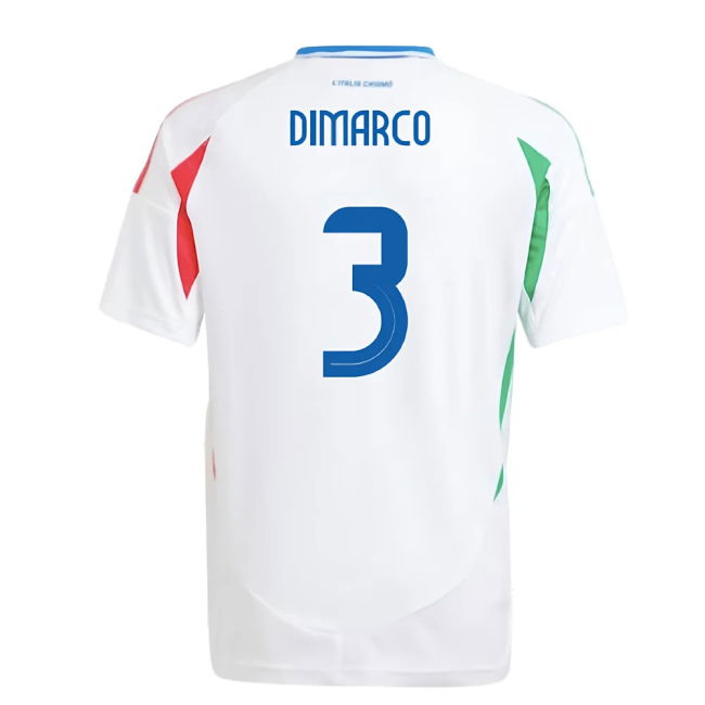 2024-2025 Italy Away Shirt (Kids) (DIMARCO 3)