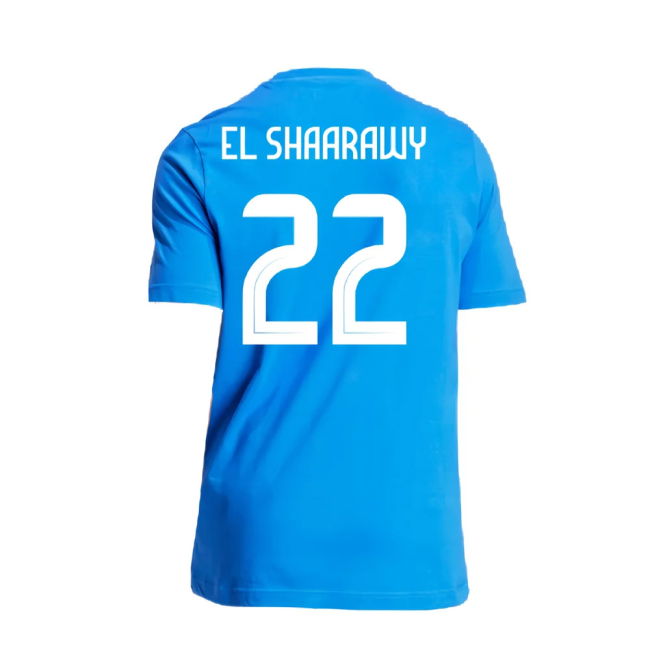 2024-2025 Italy DNA Graphic Tee (Blue) (EL SHAARAWY 22)
