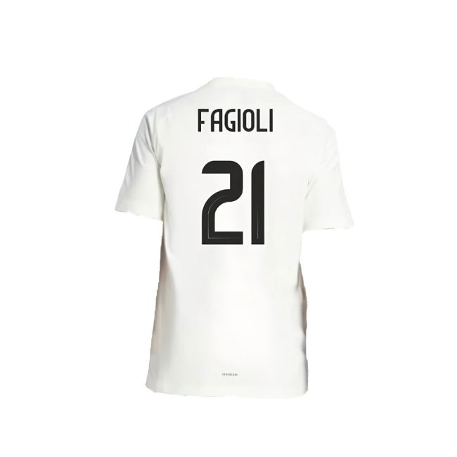 2024-2025 Italy DNA Graphic Tee (White) (FAGIOLI 21)