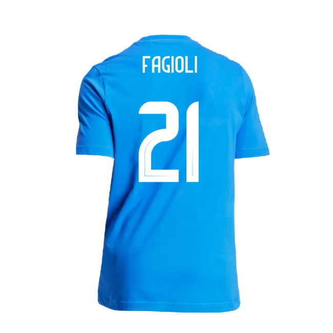 2024-2025 Italy DNA Graphic Tee (Blue) (FAGIOLI 21)