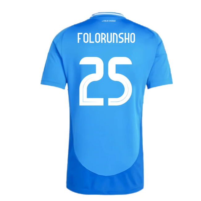 2024-2025 Italy Home Shirt (FOLORUNSHO 25)