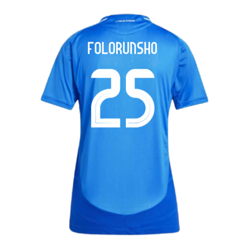 2024-2025 Italy Authentic Home Shirt (Ladies) (FOLORUNSHO 25)