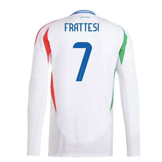 2024-2025 Italy Long Sleeve Away Shirt (FRATTESI 7)