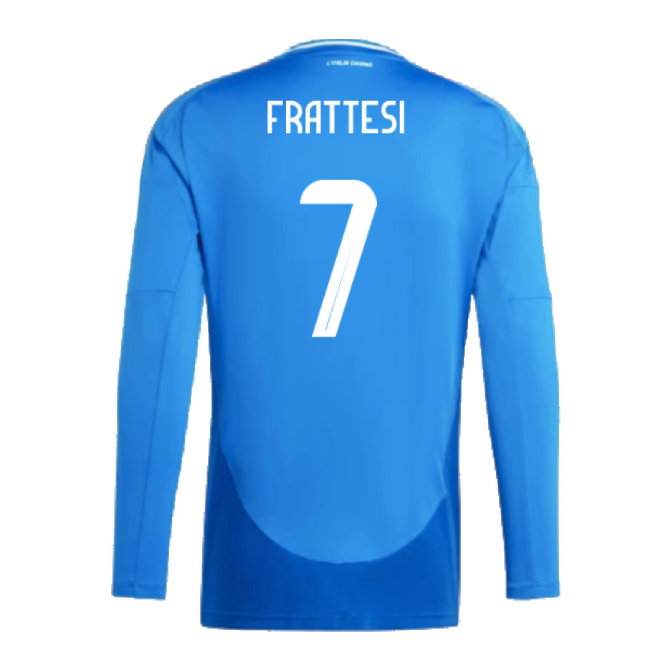2024-2025 Italy Long Sleeve Home Shirt (FRATTESI 7)