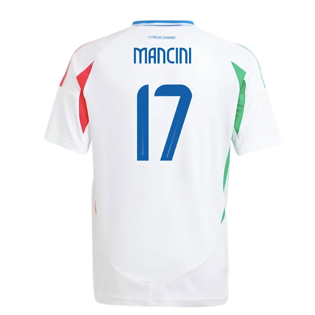 2024-2025 Italy Away Shirt (Kids) (MANCINI 17)