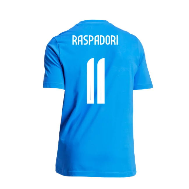 2024-2025 Italy DNA Graphic Tee (Blue) (RASPADORI 11)
