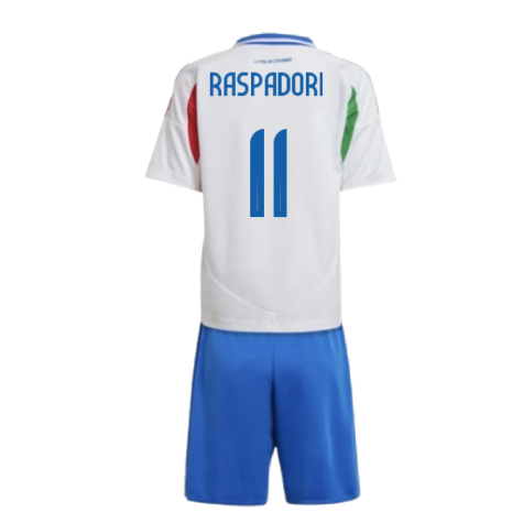 2024-2025 Italy Away Mini Kit (RASPADORI 11)