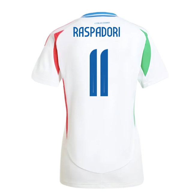 2024-2025 Italy Away Shirt (Ladies) (RASPADORI 11)