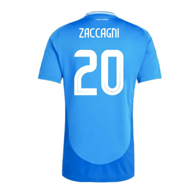 2024-2025 Italy Home Shirt (ZACCAGNI 20)