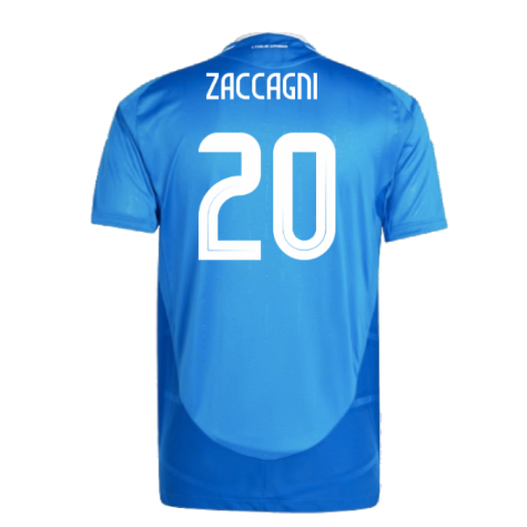 2024-2025 Italy Authentic Home Shirt (ZACCAGNI 20)