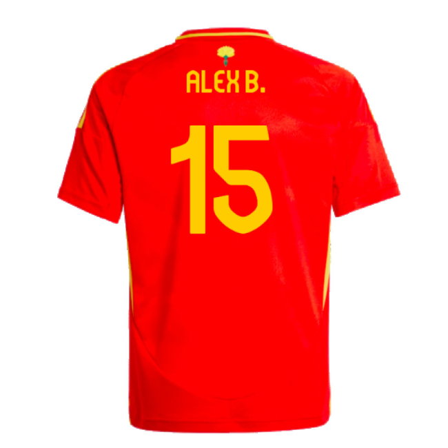 2024-2025 Spain Home Shirt (Kids) (Alex B. 15)