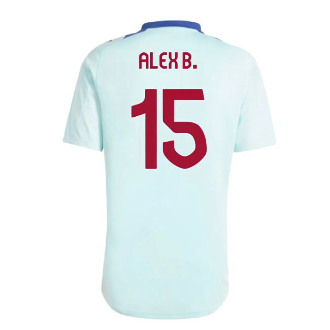 2024-2025 Spain Training Jersey (Halo Mint) (Alex B. 15)