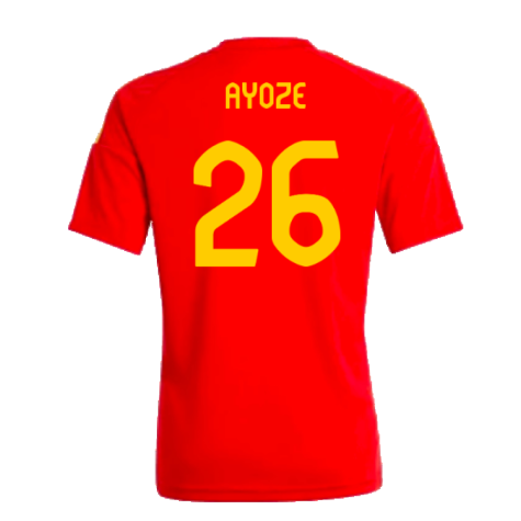 2024-2025 Spain Home Fan Shirt (Kids) (Ayoze 26)