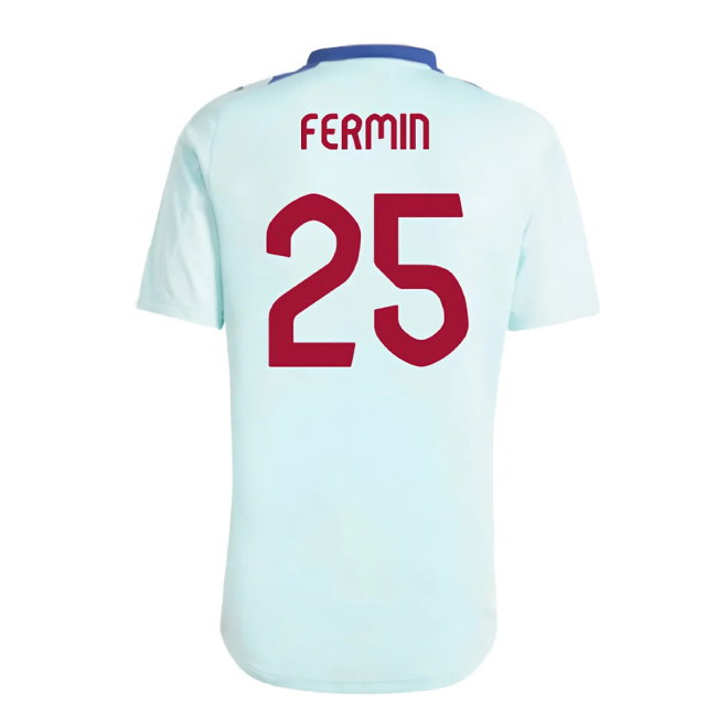 2024-2025 Spain Training Jersey (Halo Mint) (Fermin 25)